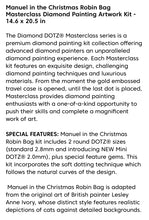 Load image into Gallery viewer, Masterclass - Manuel in the Christmas Robin Bag