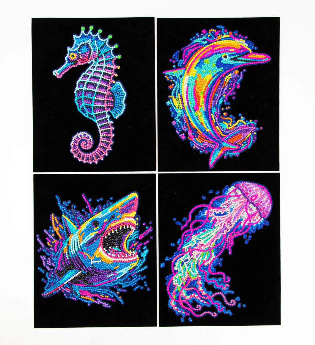 Neon Sea Life (4Pk)