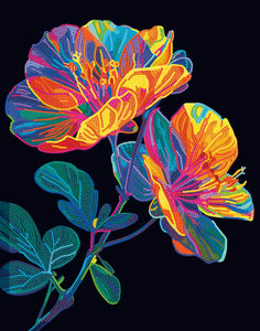 Neon Floral