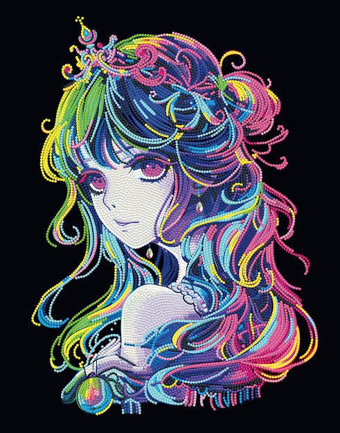 Neon Anime Princess