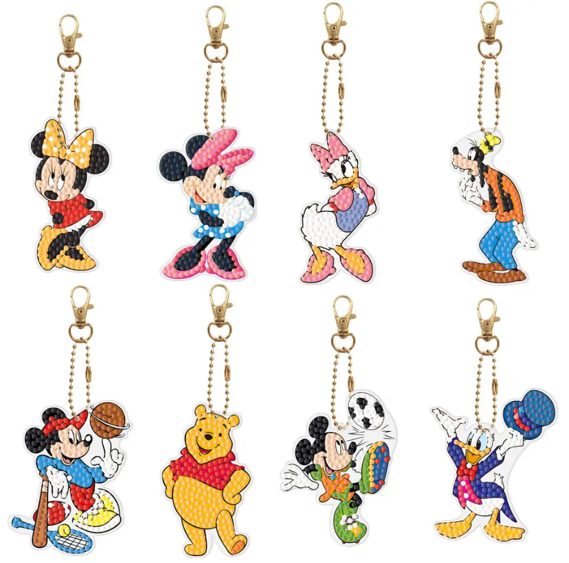 Disney Friends Keyrings – Sweet Creations by Jess